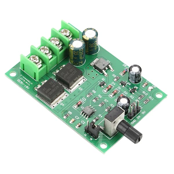DC5-18V Høy Effekt PWM DC Motor Hastighetskontroller Motor Driver Kort