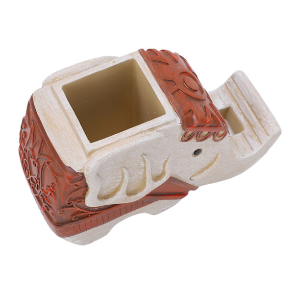 Elefant Pen Beholder Syntetisk Resin Multifunktionel Opbevaring Levende Smuk Modellering Stærk Holdbar Telefonholder