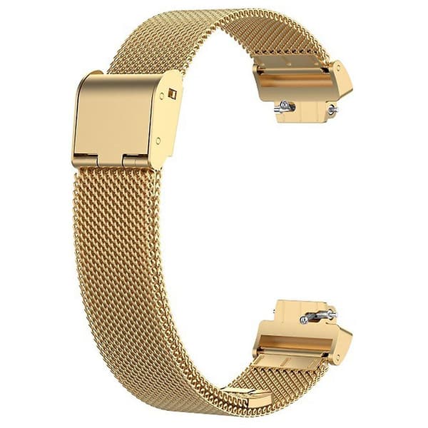 Til Fitbit Inspire 3 Fintmasket Urrem i Rustfrit Stål Erstatningsurrem til Smartwatch med Spænde
