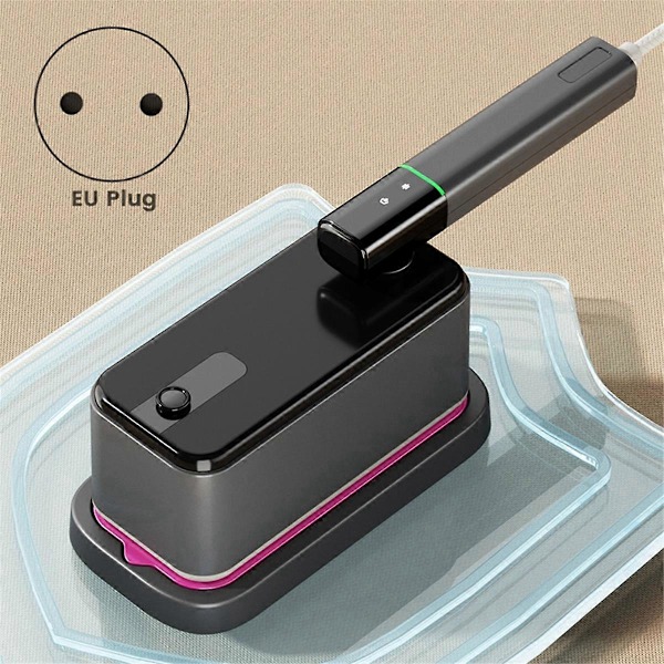 Elektriskt strykjärn hushållskläder strykningsmaskin EU-kontakt
