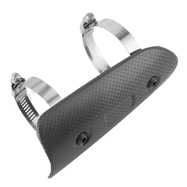 Universal Dry Carbon Fiber Exhaust MidPipe Heat Shield Guard Kit Passar för Kawasaki