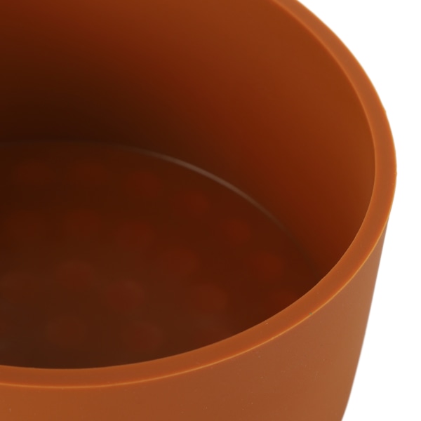 Kaffe filter opbevaringsholder letvægts silikoneholder anti-støv rund kaffe filter dispenser til hjem kaffebar karamel og ingefær