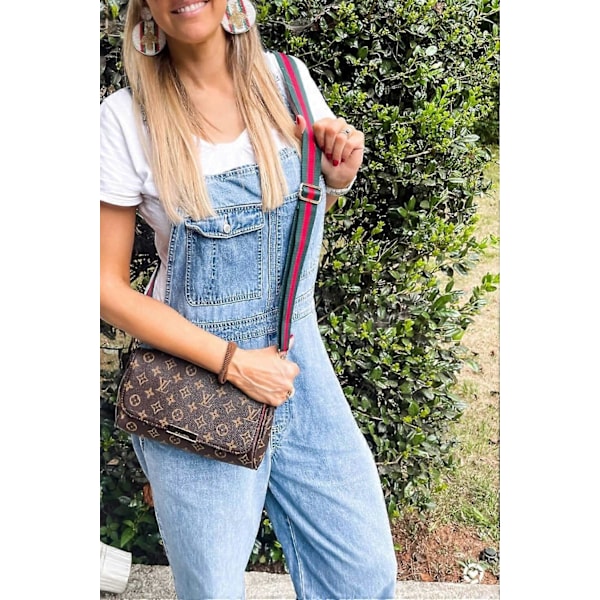 2 ST Bred Axelrem Justerbart Bälte Crossbody Väska Remmar Ersättning Handväska Remmar Passar Alla