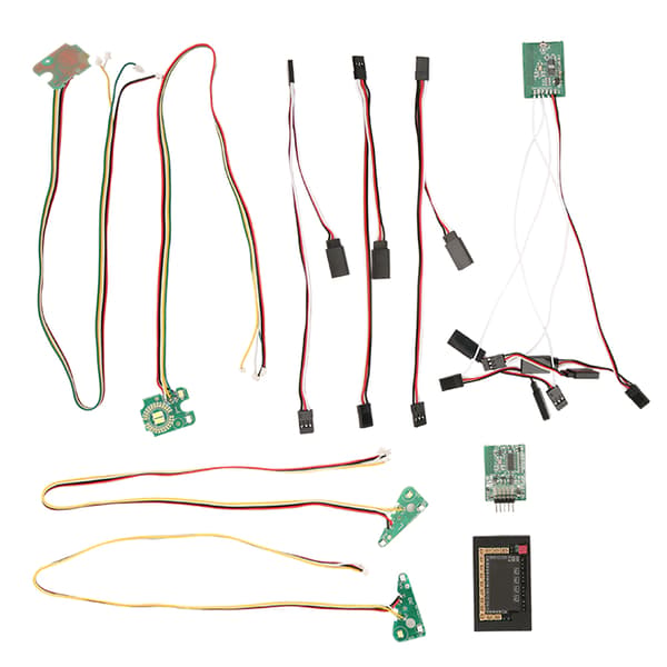 RC Bil Front og Bak LED Lys Gruppe Trådløst Signalsett Passer for TRX4 RC Bilmodell