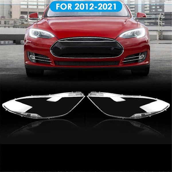 Højre Forlygteglas Dæksel Lampeskærm til Model S 2012-2021