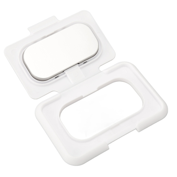 Baby Wipe Warmer Case Resehållare Påfyllningsbar konstant temperatur Ultratunn USB Case Vit