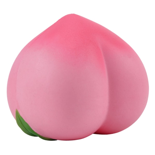 Peach Fruit Squishy - Långsamt stigande mjukis för barn - Present för stress relief
