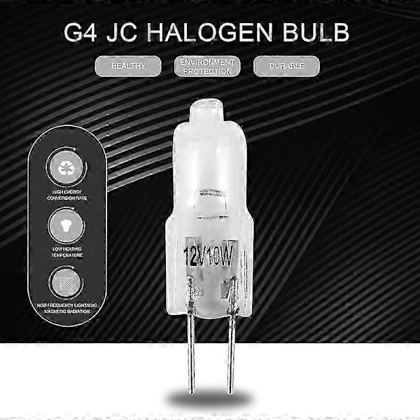 10x G4 Type Halogenpære Lampe 12V 10W 10 Watt
