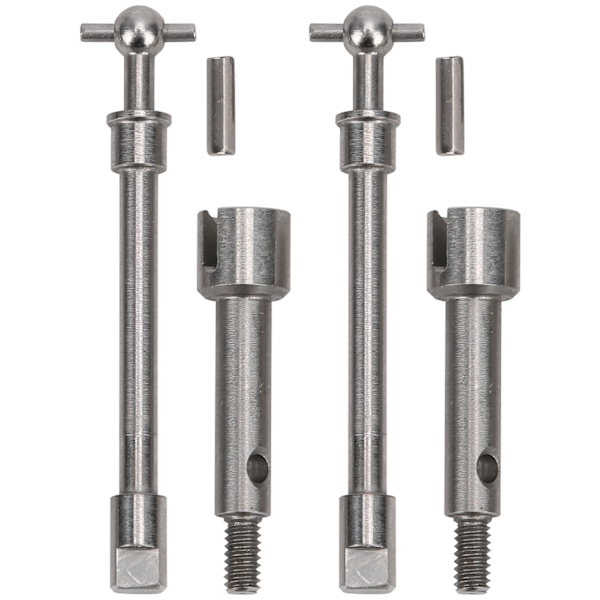 Rustfritt stål fremre drivaksel hundeben erstatning for Axial SCX24 90081 1/24 RC bil