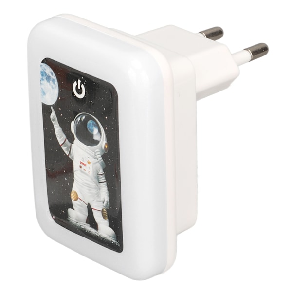 USB-vegglader med dobbel port, berøringskontakt, 5V 2.4A USB-laderadapter med LED-nattlys, EU-kontakt 110-265V