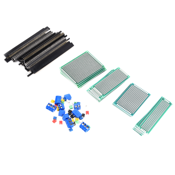 100 st Dubbelsidiga Kretskortssatser PCB Universal Tryckt Elektronisk Krets Prototyp Paneler