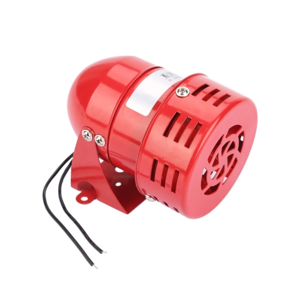 220V 120DB rød minimetallmotoralarm Industriell lyd Elektrisk vakt mot tyveri MS-190