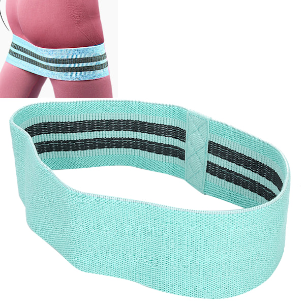 Motståndsband för träning, squatband, yogaband, fitnessband, stretchband, blå, M