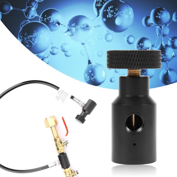 1/8NPT CO2-hiilihapottaja sylinterisäiliö päälle/pois päältä täyttöadapteri Sodastream TR21*4