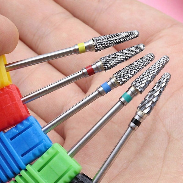 \"L0413 Karbid Nagelborr Elektrisk Nagelborr Grov Karbidborr 3/32' Högkvalitativ Nagelborr\" 602801Gul