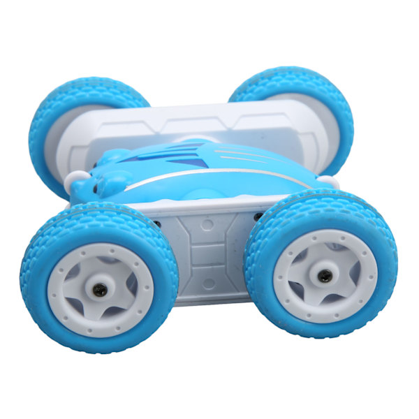 2,4 GHz Stunt RC Bil 360° Rotation Anti Kollision Fjernbetjening Elektrisk Mini Dobbeltsidet Stunt Bil Blå