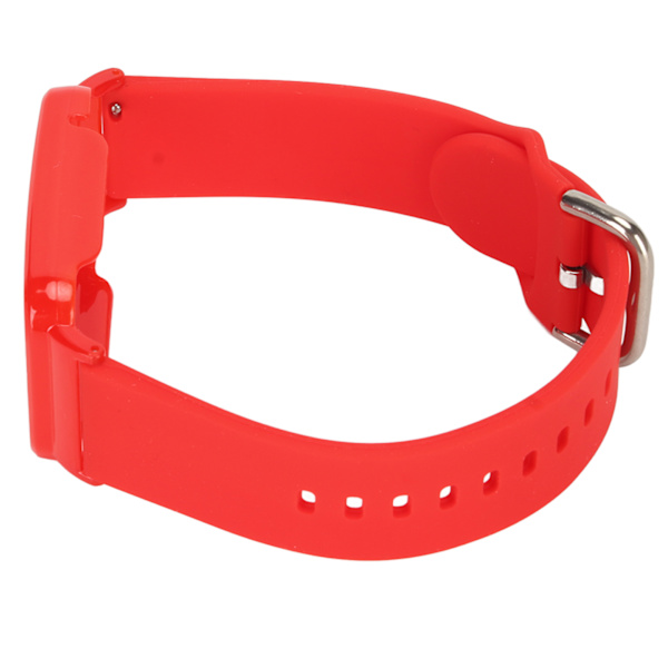 Silikonihihna suojakotelolla Mi Band 7 Pro - Punainen ja punainen kotelo