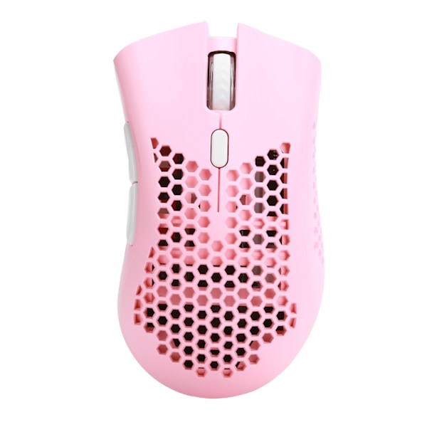 Gamer-mus RGB genopladelig trådløs hul kontor computertilbehør 2.4GHz BM600Pink