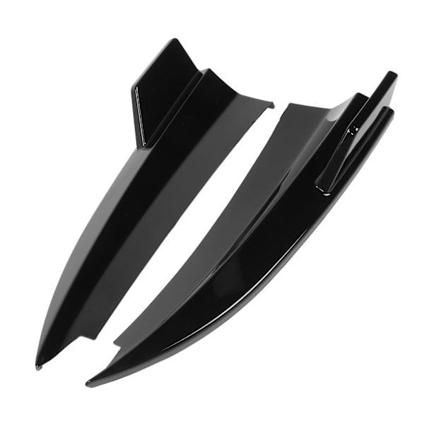 2 stk. bagkofanger side diffuser venstre højre til Benz C-klasse Coupe C205 AMG Line C43 C63 2015 til 2021 blank sort