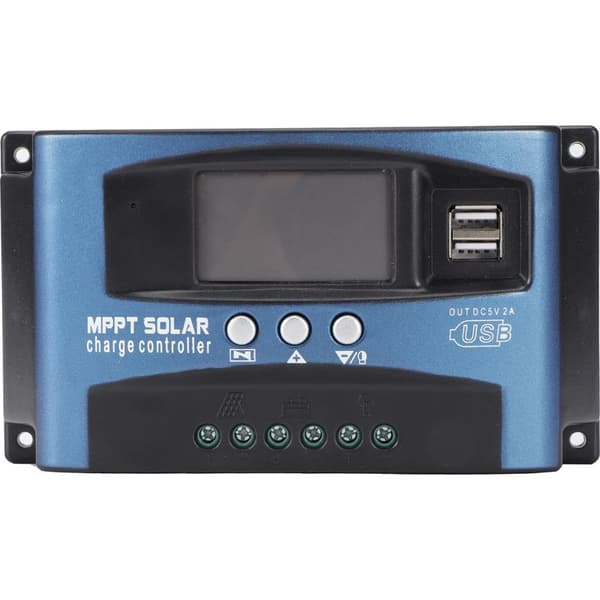 30A 12/24V MPPT Solar Charge Controller för solcellspaneler och LED-belysning