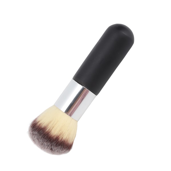Løs pulver makeup børste Blødt luftigt hår Komfortabelt greb Kosmetisk skønhedsbørste Sort