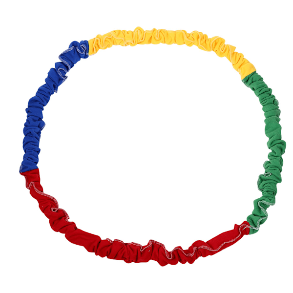 Utomhussportsleksak elasticitet rep gummiband cirkel löpning push-spel sensorisk integration