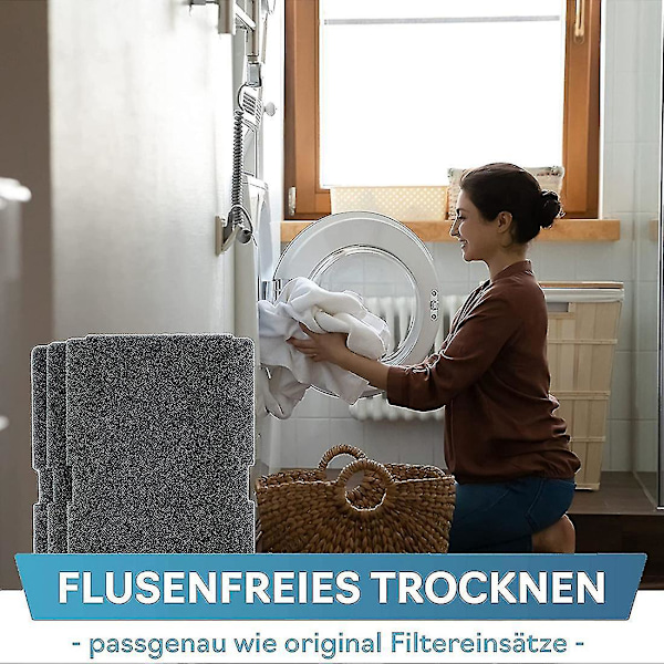 10 kpl Kuivausrummun suodatin kuivausrummun varaosaksi Beko 2964840100, nukka suodatin kuivausrummulle Beko DE8635rx DS7512pa kuivausrumpu-B7