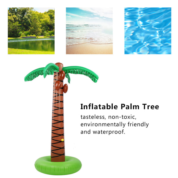 Puhallettava Palm Tree Kids Suihkuvesi Ulkolelu Kesä Nurmikko Puutarha Allas Juhla Koriste Palm Tree Type