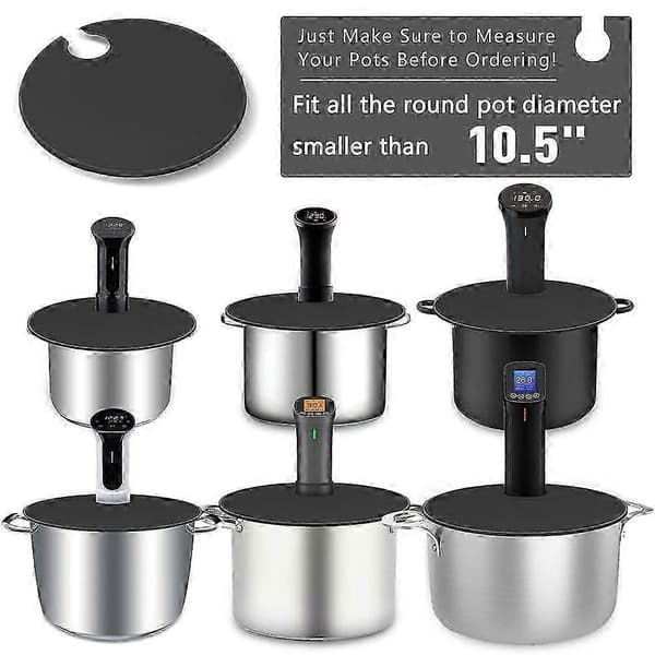 Sous Vide-lokk for matlaging, silikon Sous Vide-lokk for gryter