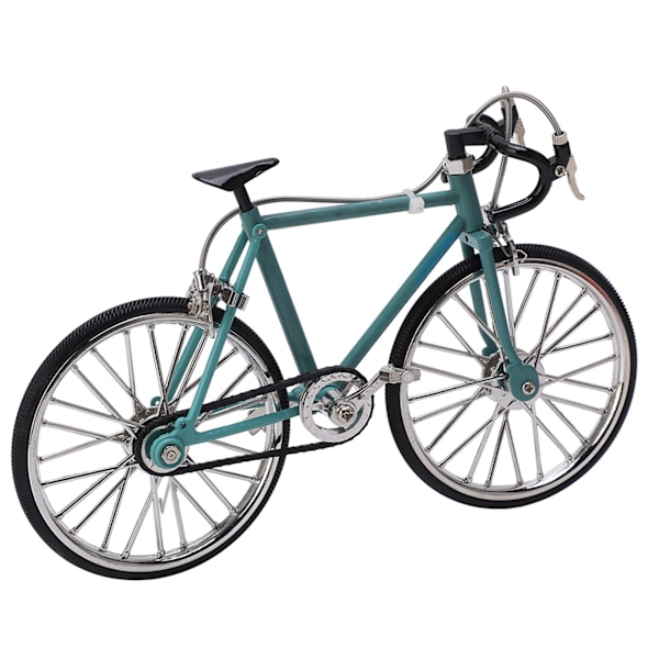 Cykelmodell simulerad levande design vacker utsökt texturerad legering cykel prydnad leksak för present dekoration