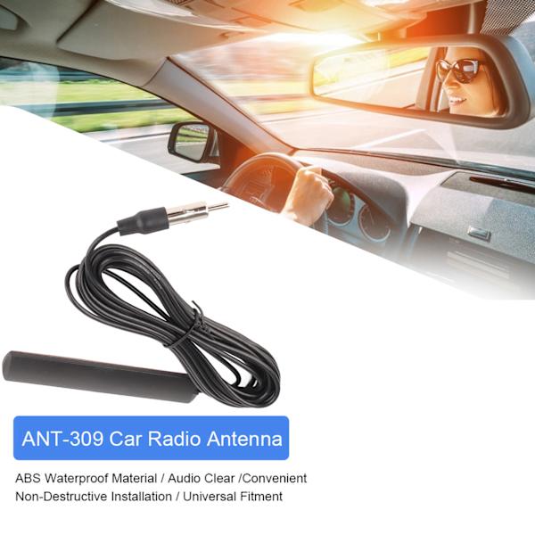 ANT-309 Universal Bil FM Radio Antenne Patch Antenne Forrude Montering 5M Kabel