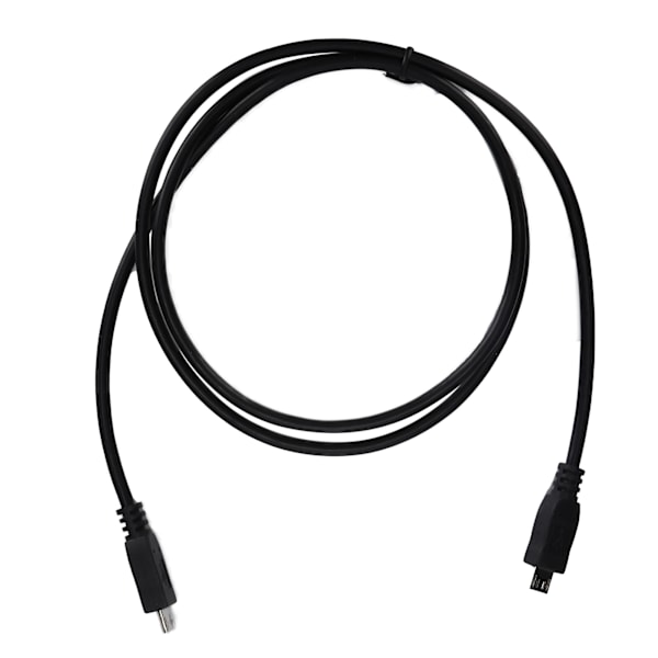 Micro USB hann til Micro USB lade- og datakabel adapterkabel 1m / 3,3ft svart