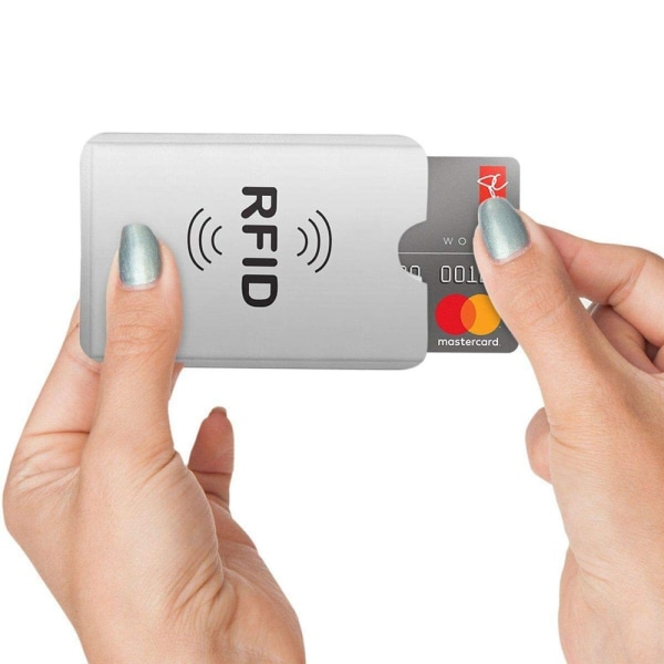 20-Pack Anti-Scan RFID-blokeringsdæksel Kreditkort-ID-kortbeskytter