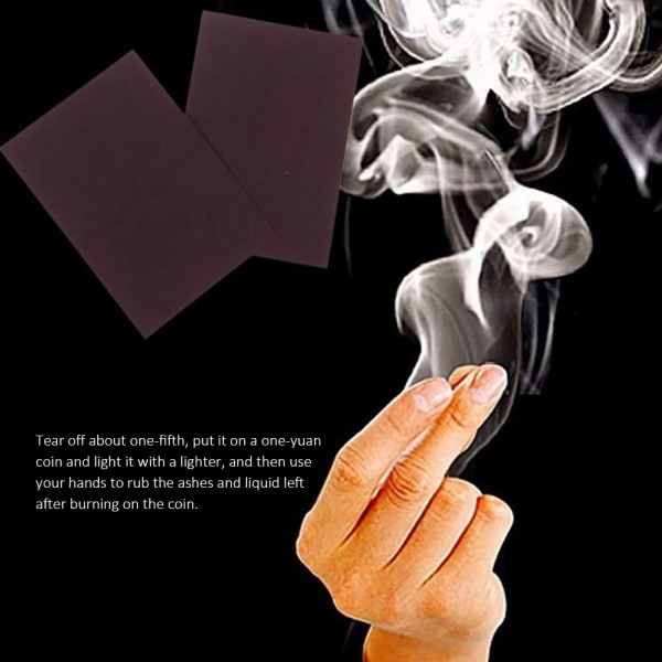 Roligt magiskt kort Magiskt knep för att göra rök med fingrar Prestandarekvisita