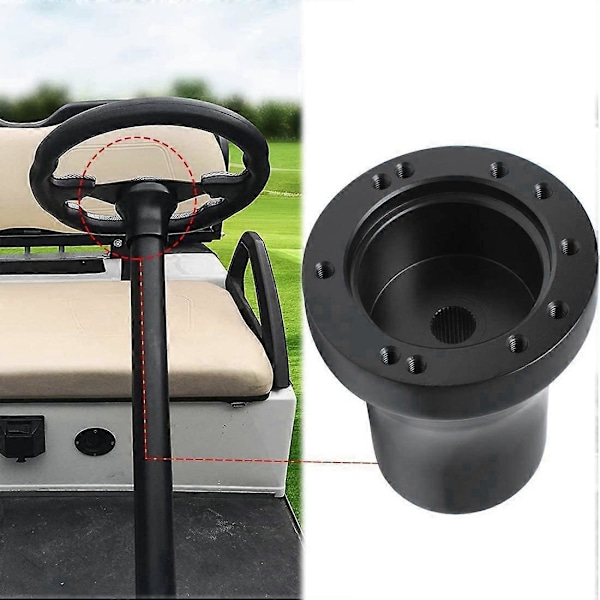 Rattadapter för golfbilar Monteringsadapter Svart