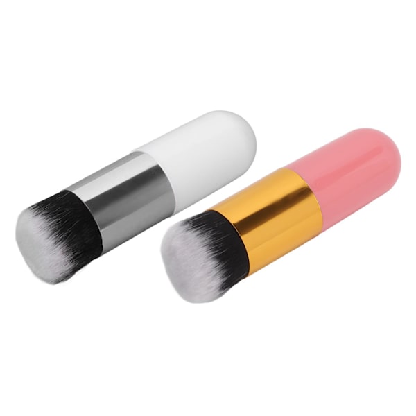 2 stk Makeup Foundation Brush Komfortabel kosmetisk foundation børste til shopping på rejse