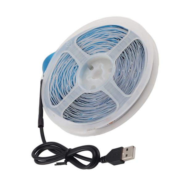 LED RGB-stripe lys 5V knappkontroll tape lys fargeendring USB-drevet stripe lys for soverom 15m / 49,2ft