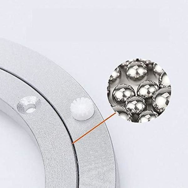 Tungt 6 Tums Aluminium Lazy Susan Rotationsfatlager för Matbord