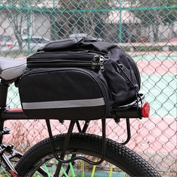 Bagagebærer til mountainbike, hurtig udløsning og installation, cykelbagagebærer, aluminiumslegering, robust MTB-bagagebærer