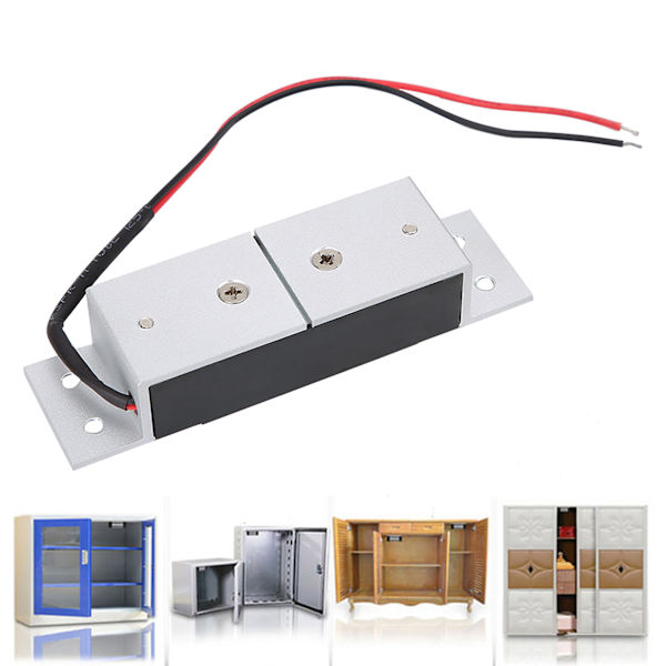 DC12V 60KG Mini Magnetisk Elektromagnetisk Dør Skab Skuffer Lås