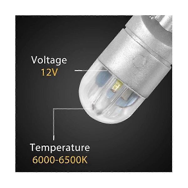 20 stk. 6000K Canbus T10 168 194 W5W Kuppel Skilt Side Marker LED Lyspære