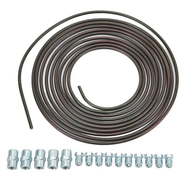 5m/16,4ft Bromsledningssats 0,028in/0,7mm Tjock Koppar Nickelpläterad för Hydrauliskt Bromsbränslesystem
