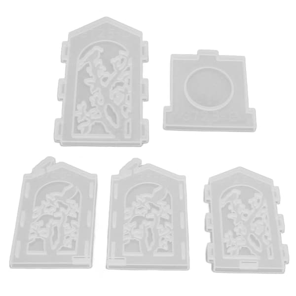 Lysestake silikonform Unik design Elastisk Enkel avforming Håndverk for DIY lysestaker Ornamenter