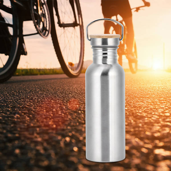 304 Rostfritt Stål Vattenflaska för Resor Utomhus Sport Camping Vandring Cykling 750ml