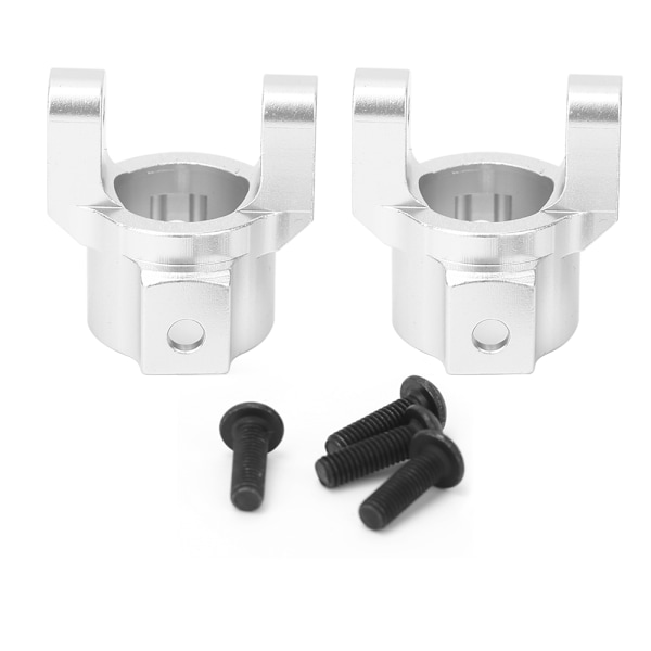 Alumiiniseoksesta valmistettu pyöräkiinnike (l/R) osat, jotka sopivat RGT 1/10 EX86100 RC-automalliin Silver R86022S