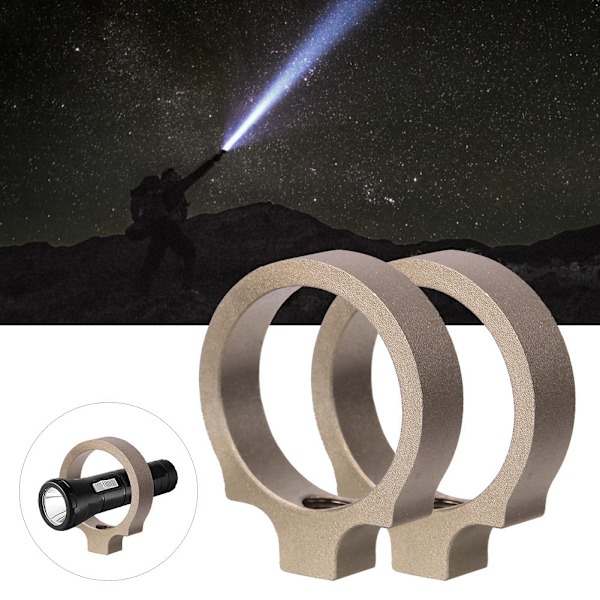 Heavy Duty Aluminium Alloy 0.760inch Flashlight Adapter Ring Torch Light Mount EX313-DK