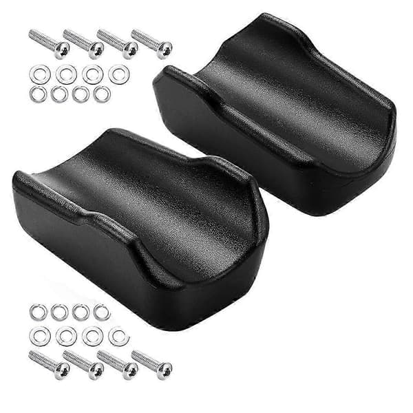 2 Pieces Rollator Armrest Pads Upright Walker Forearm Pads Black Walker Handles Cushions Stand Up Rollator Black
