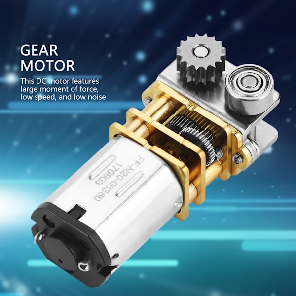 DC12V 11RPM N20 Retvinklet Metal Gearkasse Mikromotor til 3D-printpen