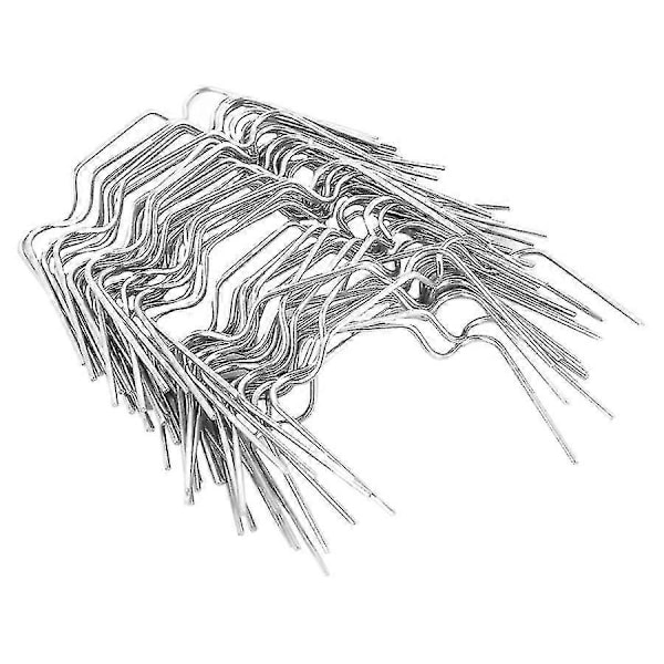 50 stk. drivhus W-klips i rustfritt stål, wireglassrammefiksering _SZXM