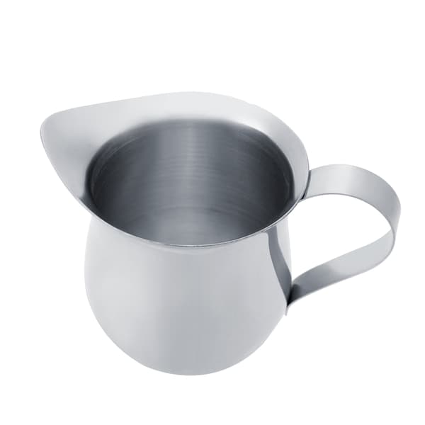 Mælkeskummerkande i rustfrit stål til kaffe, fløde, espresso (90 ml)